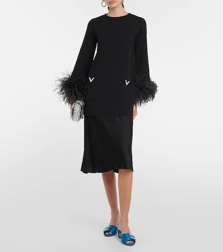 Manolo Blahnik Prinap 50 embellished satin mules 2