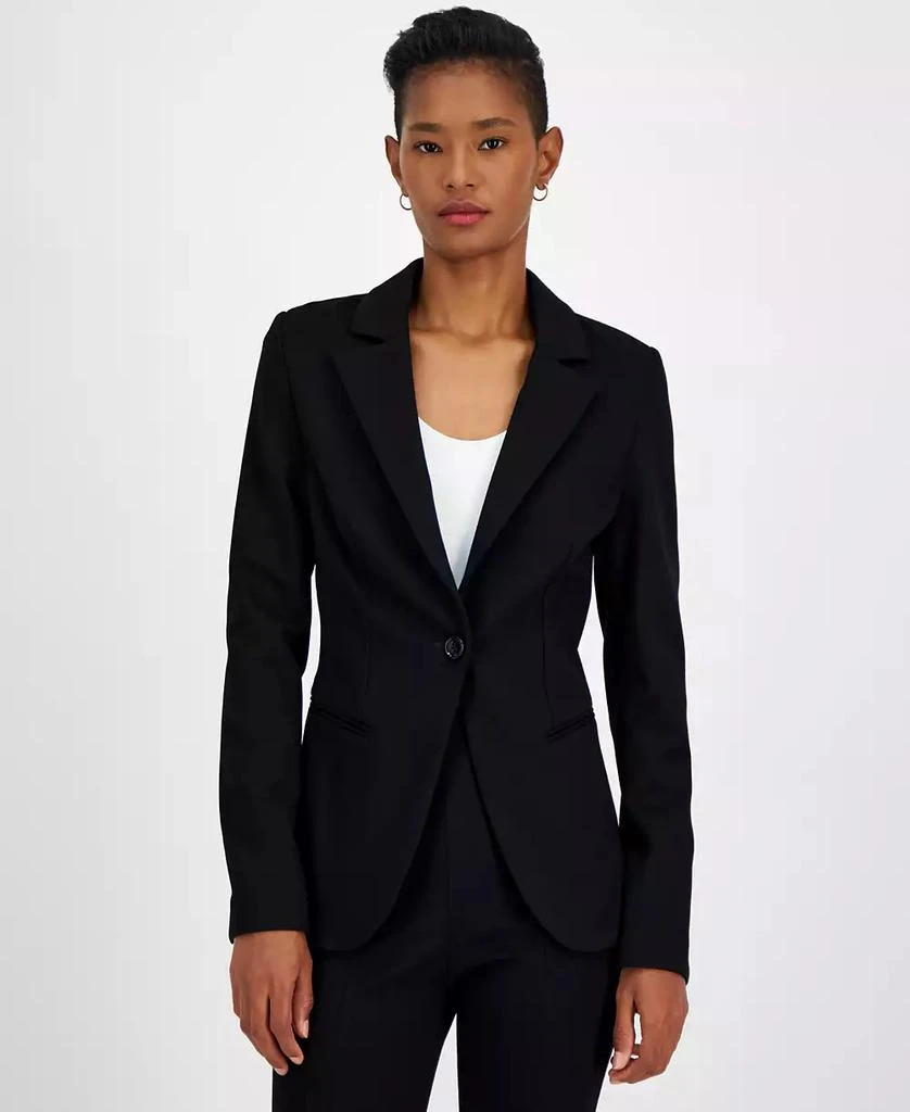Hugo Boss Women's Jaslim Notch-Lapel Single-Button Blazer 1
