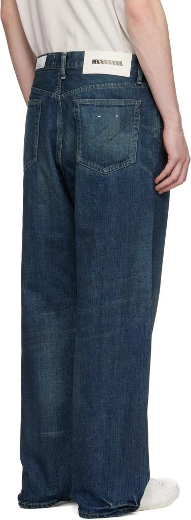 NEIGHBORHOOD Blue Washed Denim DP Wide Jeans 3