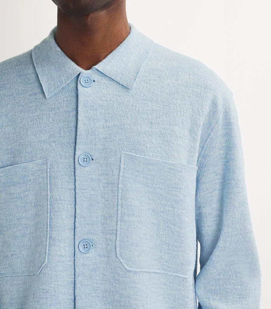 NN07 Boiled Merino Jonas Overshirt 6