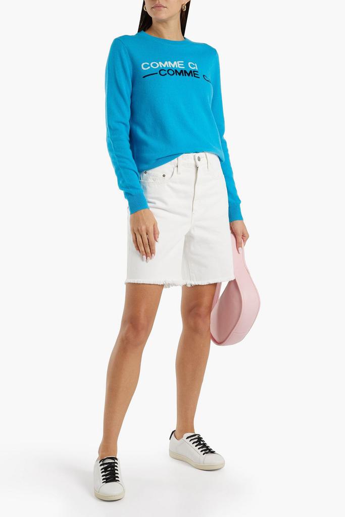 Nobody Denim Tyler frayed denim shorts