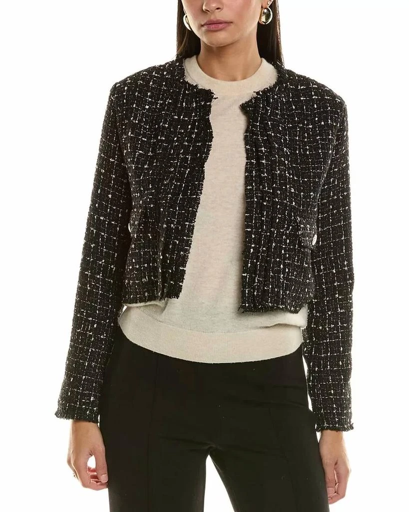 Bishop + Young Celeste Tweed Jacket In Black 1
