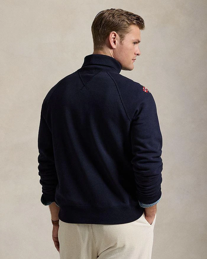 Ralph Lauren Embroidered Fleece Turtleneck Sweatshirt 4