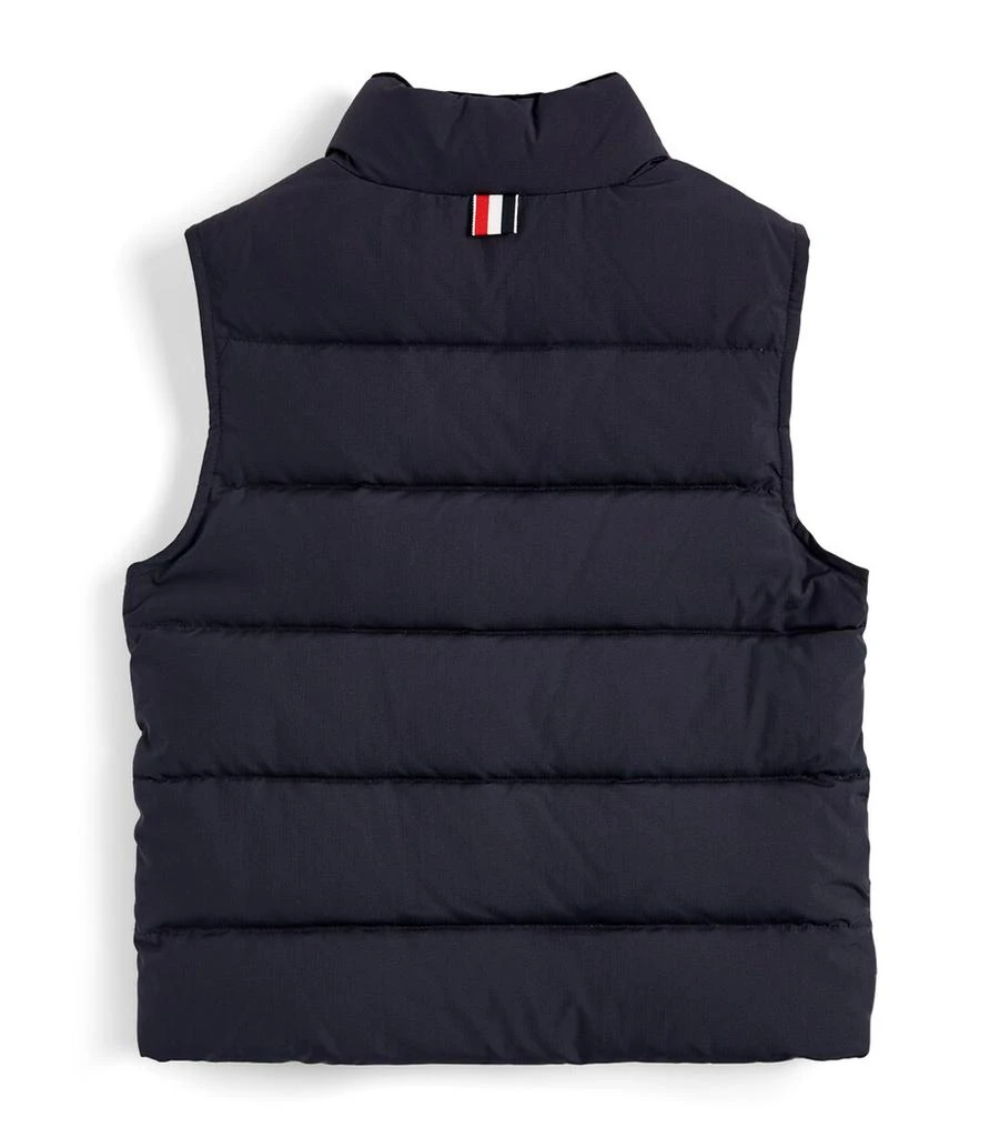 Thom Browne Down 4-Bar Puffer Gilet (2-12 Years) 2