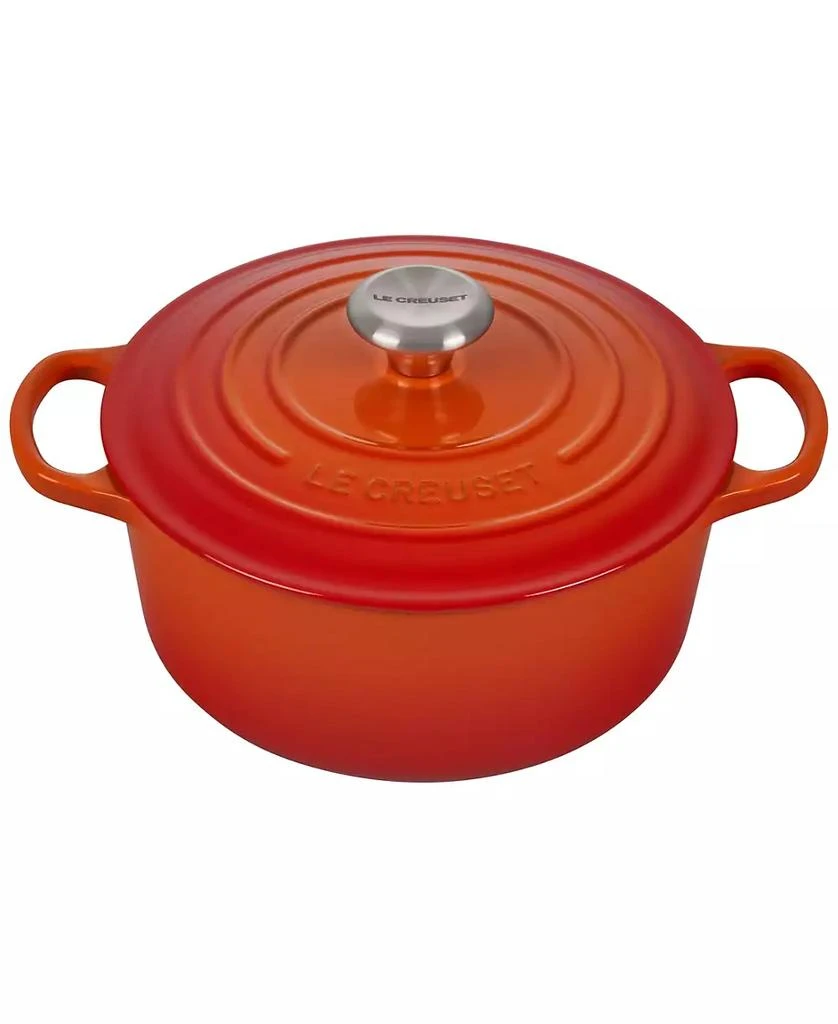Le Creuset 4.5-Qt. Signature Enameled Cast Iron Round Dutch Oven 1