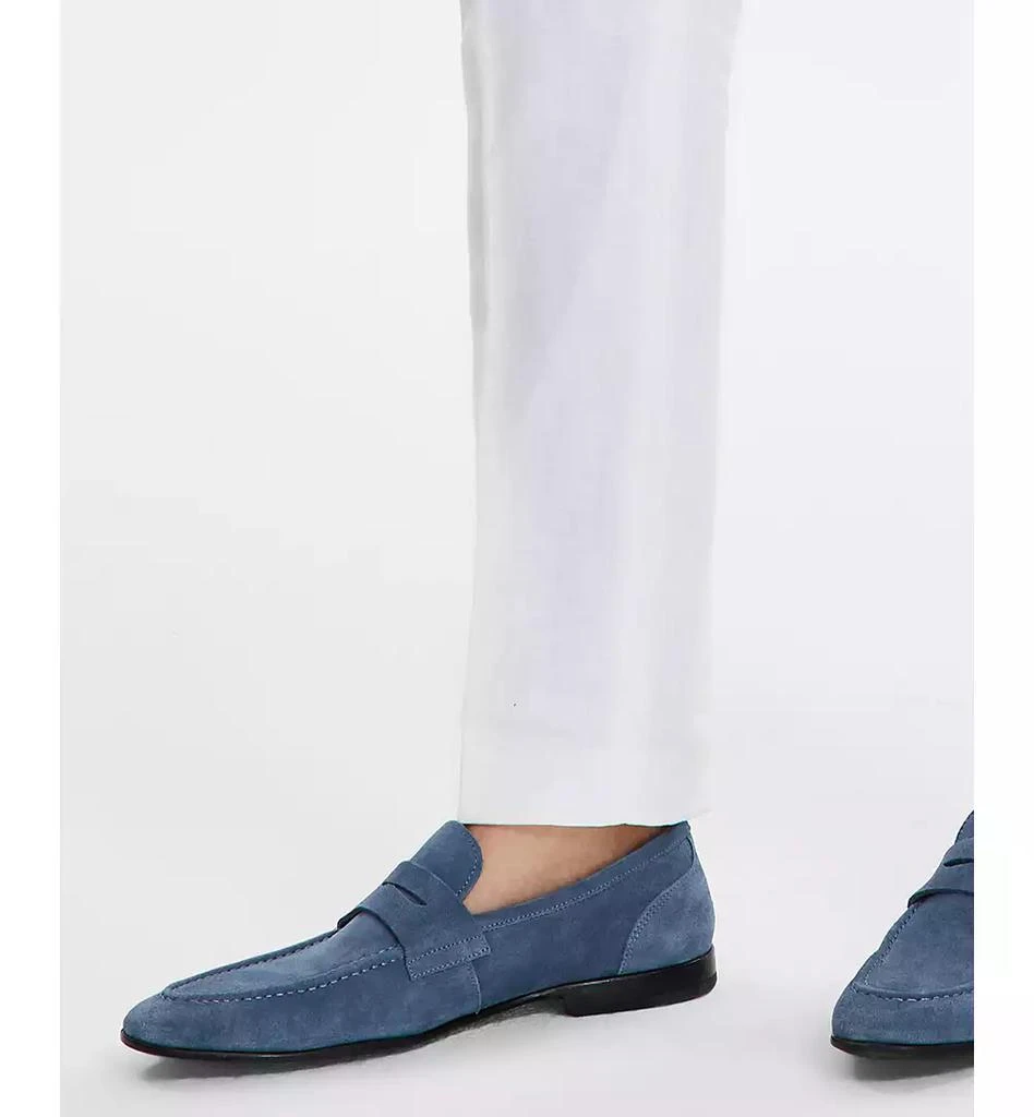 Bar III Men's Slim-Fit White 100% Linen Suit Pants, Created for Macy's 7