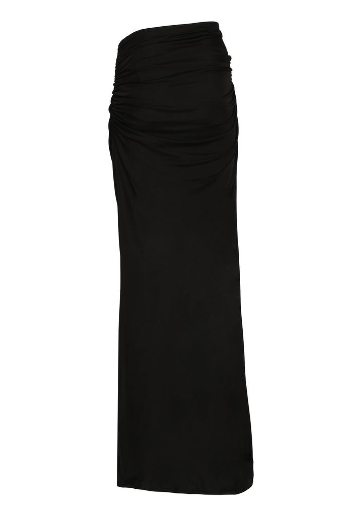 Andrea Adamo Andrea Adamo Low Rise Draped Maxi Skirt