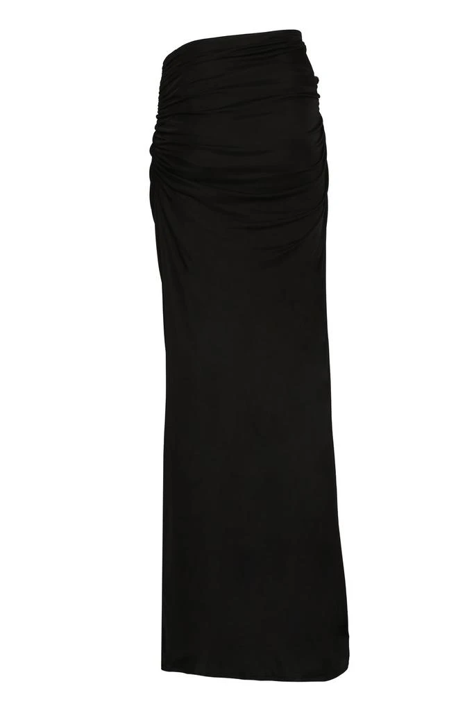 ANDREA ADAMO Andrea Adamo Low Rise Draped Maxi Skirt 2