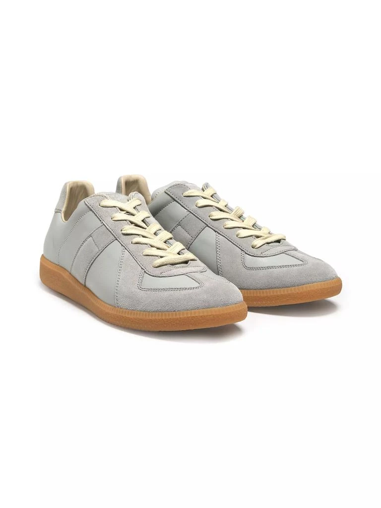 Maison Margiela Replica Leather & Suede Sneakers 2