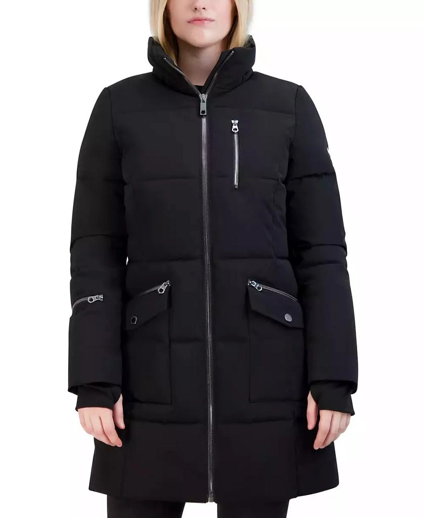 Nautica Women's Faux-Fur-Trim Hooded Puffer Coat 5
