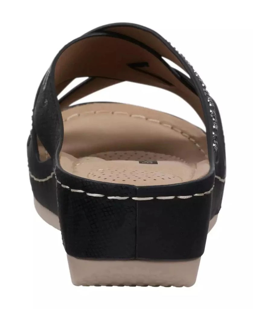 GC Shoes Women's Soraya Strappy Wedge Sandals 3