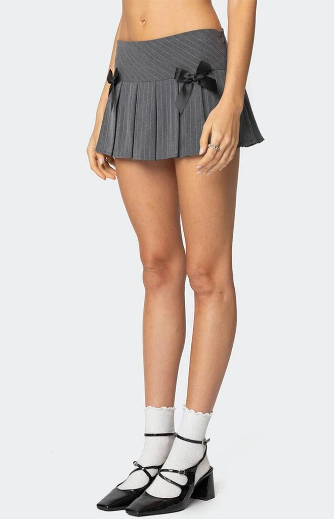 Edikted Bowen Pinstripe Pleated Mini Skort 3