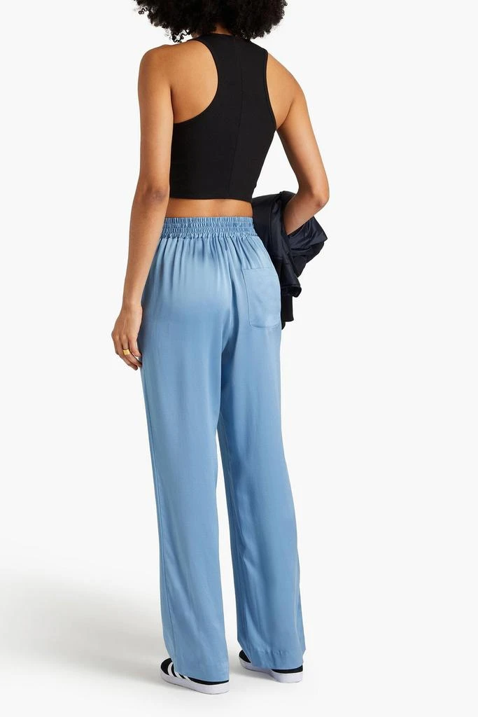 Loulou Studio Soma washed silk-satin wide-leg pants 3