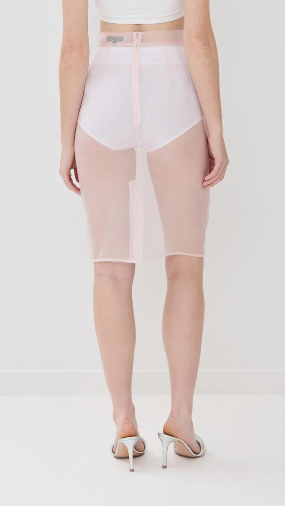 LaQuan Smith Silk Pencil Skirt 3