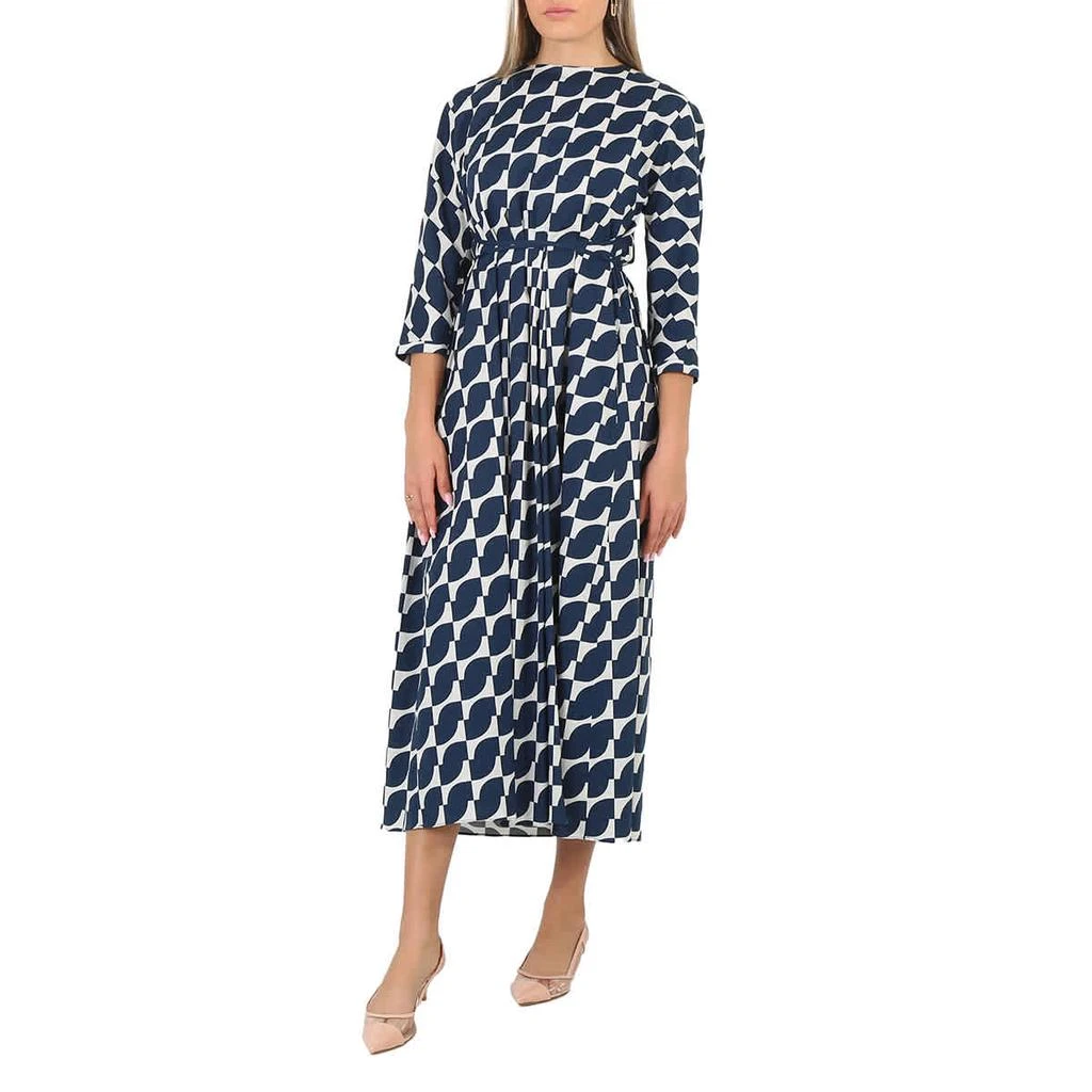 Max Mara 'S Max Mara Echo Cotton Poplin Dress In Ultramarine 1
