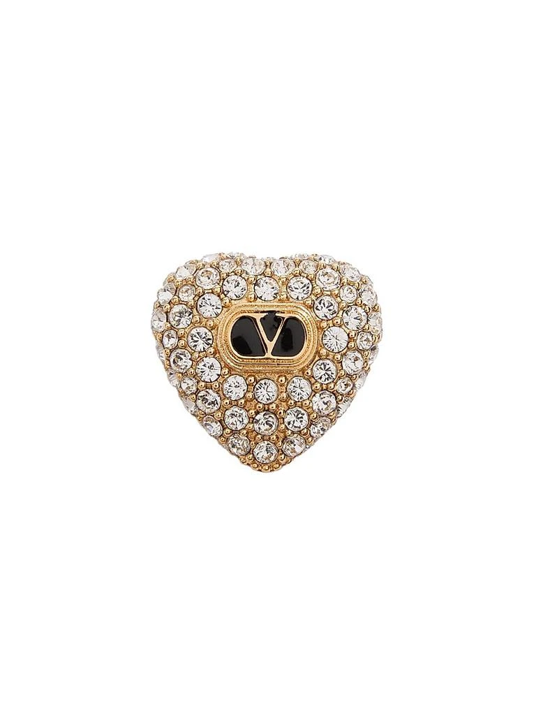 Valentino Coeur Royal Earrings in Metal, Enamel and Swarovski® Crystals 2