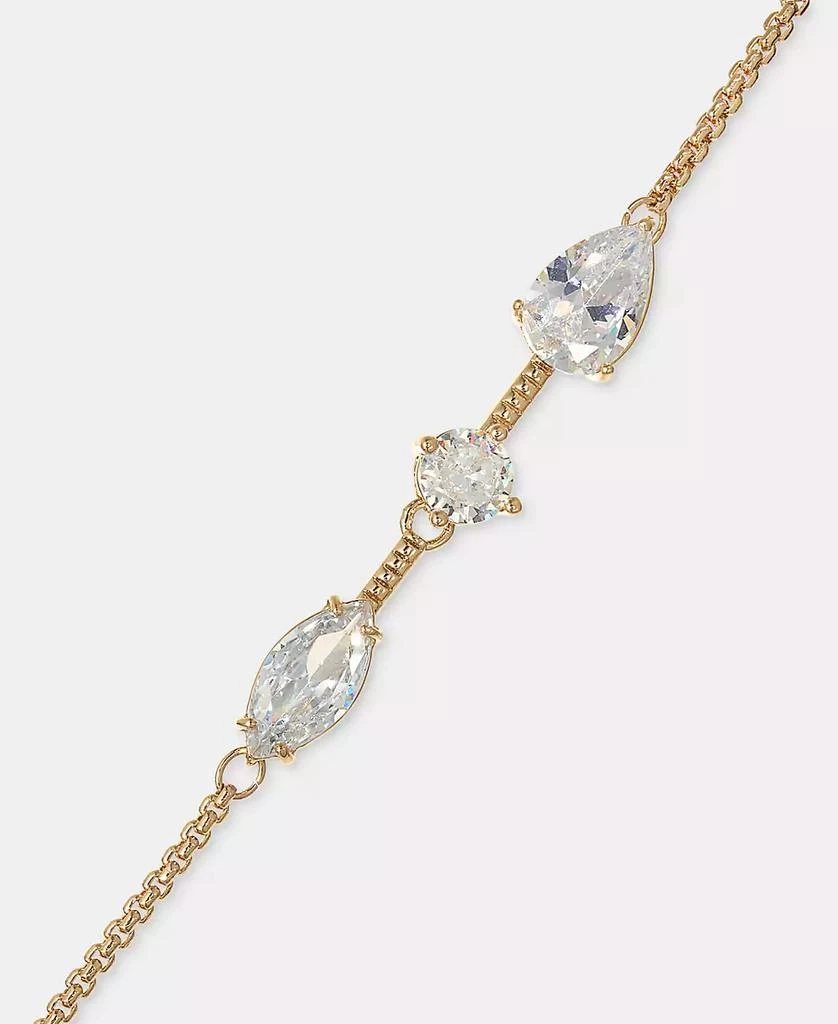 Anne Klein Cubic Zirconia Stationed Strand Necklace, 42" + 3" extender 2