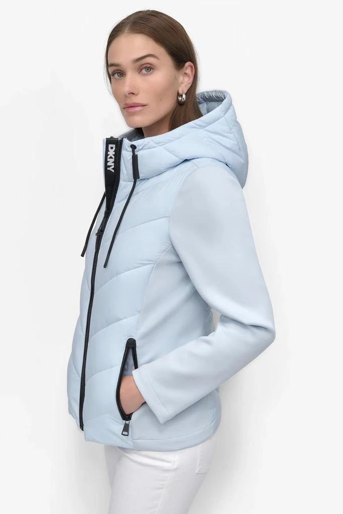 DKNY MIXED MEDIA LIGHT WEIGHT PUFFER 3