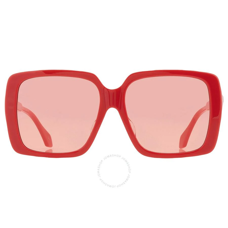 Gucci Red Square Ladies Sunglasses GG0567SAN 005 58 1