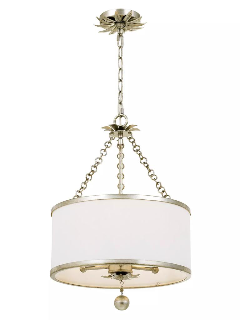 Crystorama Broche 3-Light Antique Chandelier