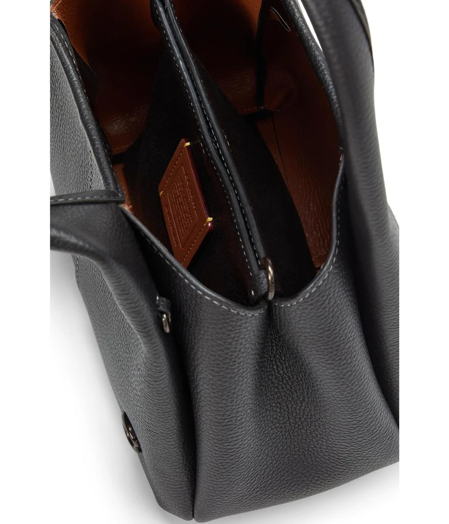 Coach Polished Pebble Leather Lana Shoulder Bag 23 3