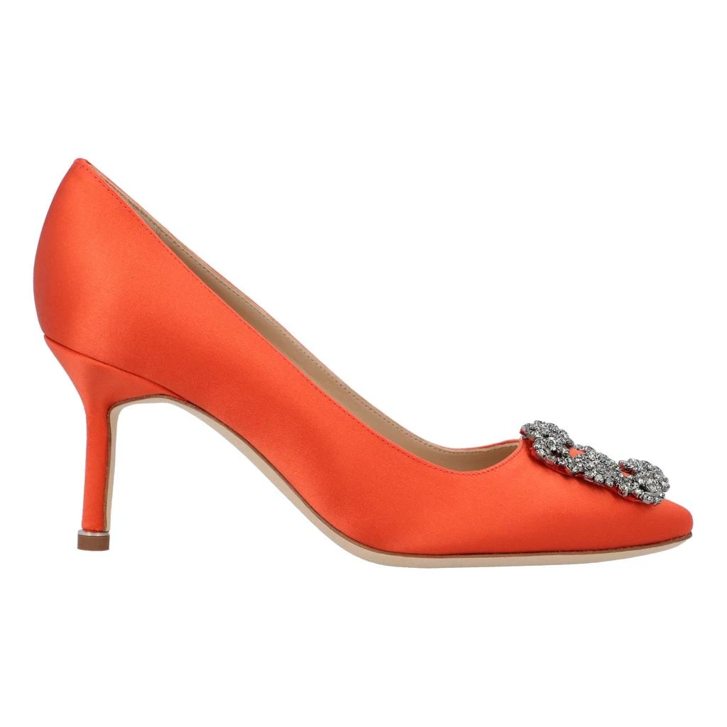 Manolo Blahnik Hangisi 070 Pump Orange 1