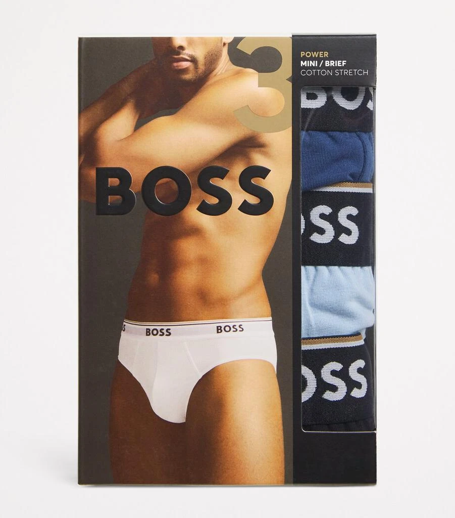 Hugo Boss Stretch-Cotton Power Briefs (Pack of 3) 4