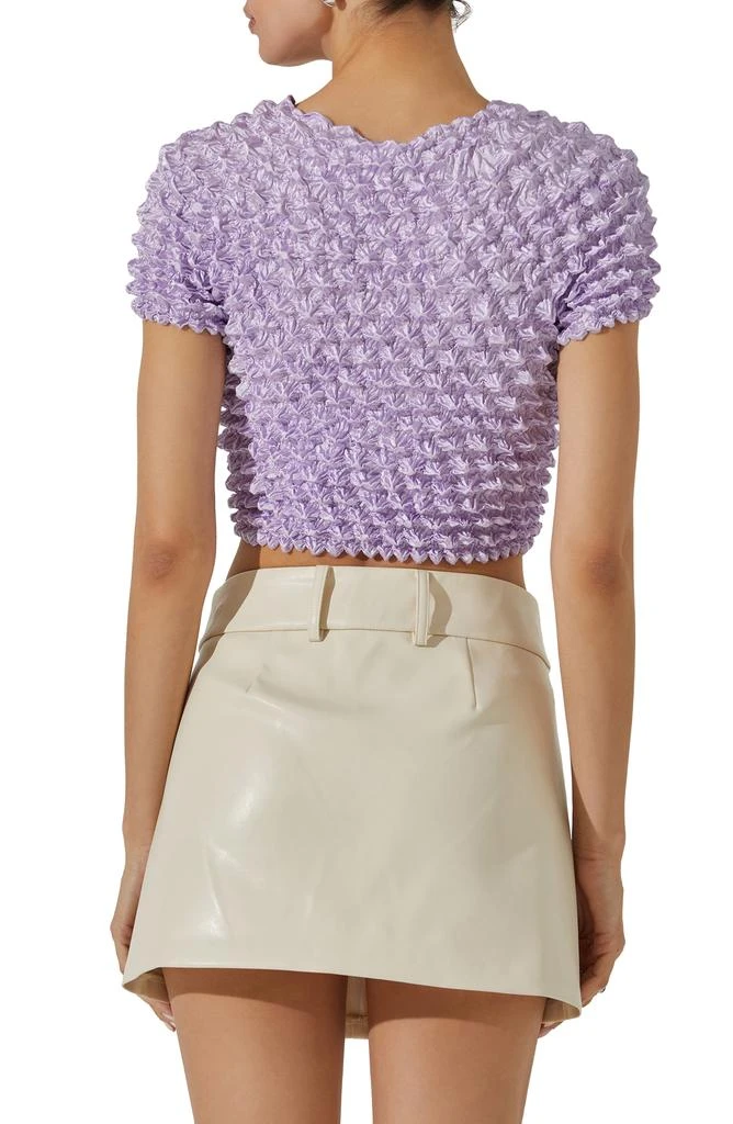 ASTR Popcorn Satin Top 2