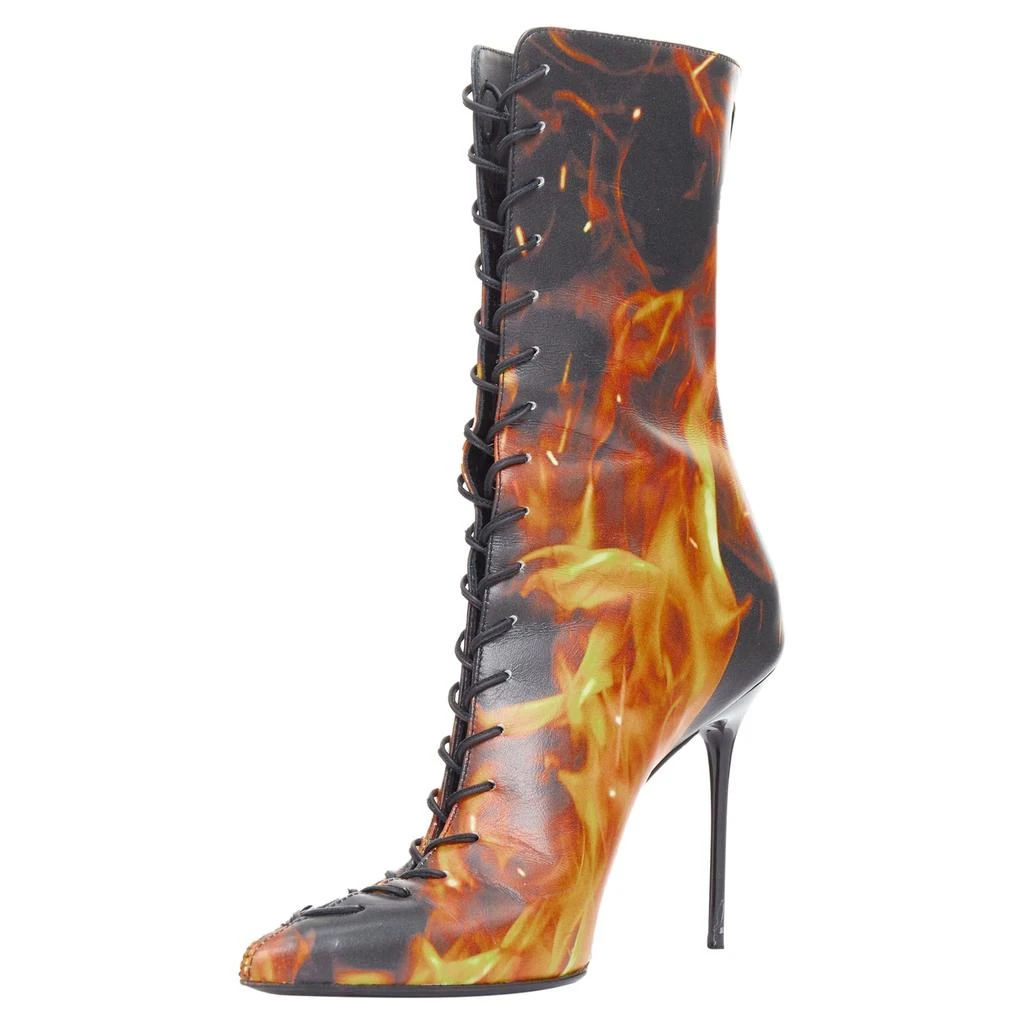 Balmain flame corset lace boots 4