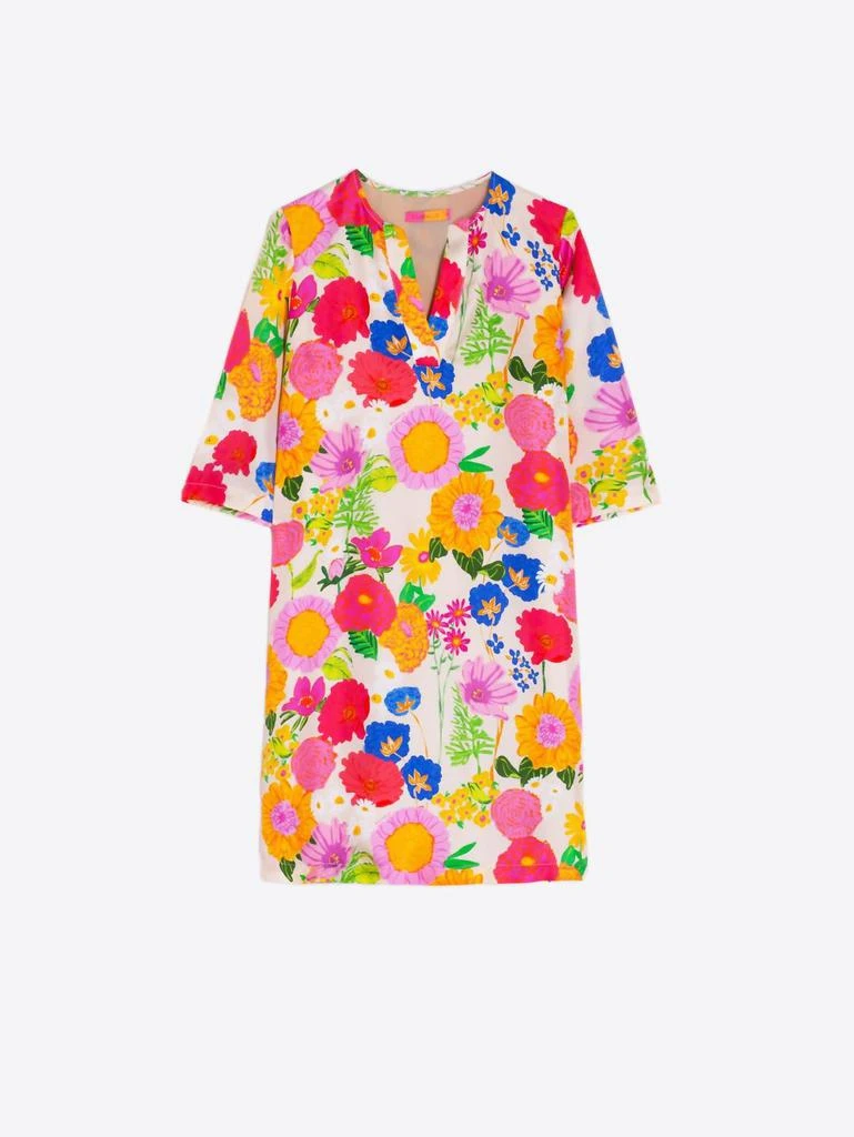 VILAGALLO Vilagallo - DRESS LIZETE FLOR SEDA 3
