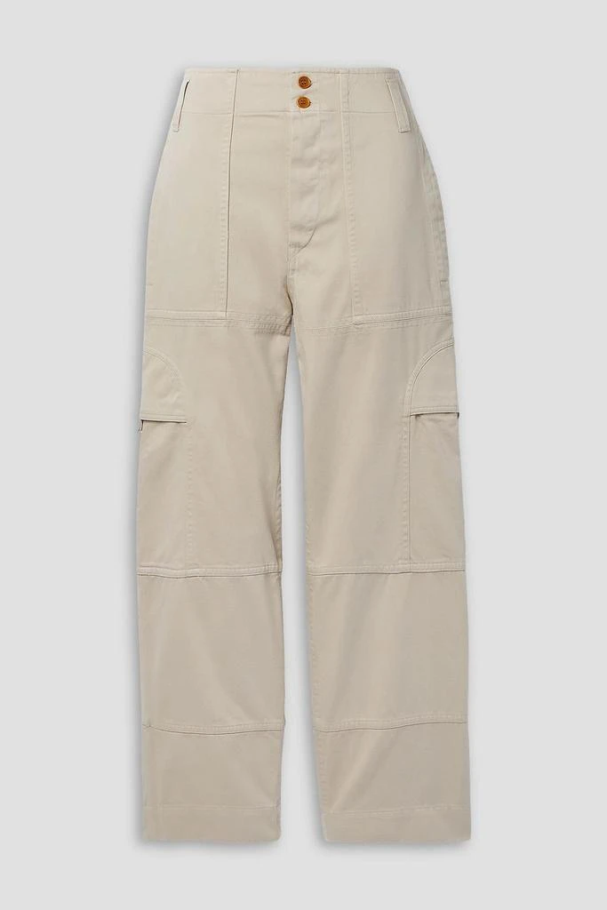 MARANT ÉTOILE Samson cotton-canvas straight-leg pants 1