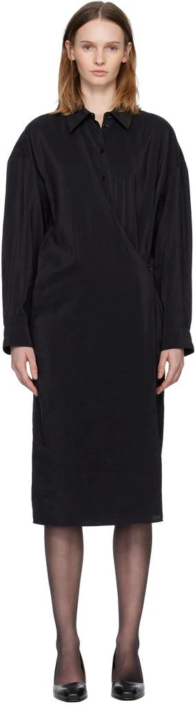 pullover midi dress Wine Rib Knit Waist Tie Sweater Midi Dress