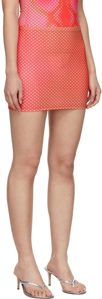 Sinead Gorey SSENSE Exclusive Red Digital Print Curve Enhancing Skirt 2