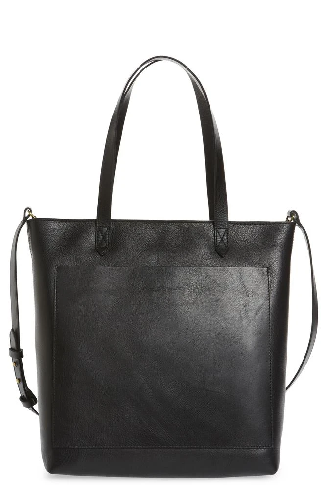 Madewell The Zip-Top Medium Transport Leather Tote 1