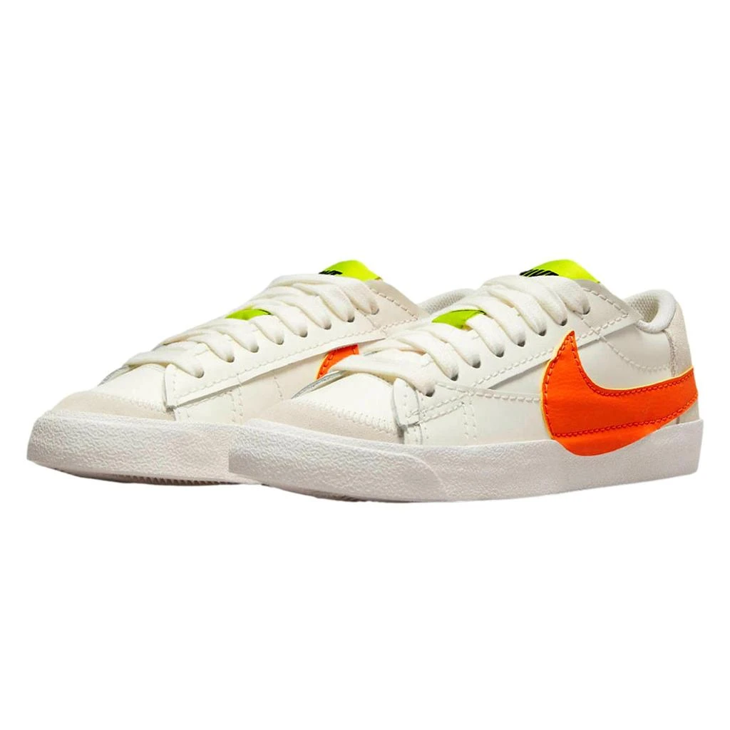 NIKE Blazer Low 
77 Jumbo Sail / Rush Orange - Atomic Green  DQ1470-103 Women
s 2