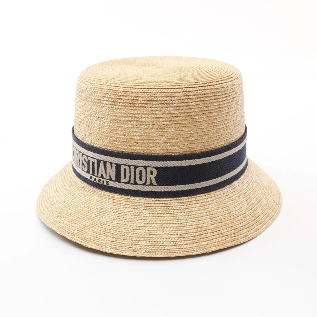 Dior DIORESORT Straw Hat Beige/Navy 1