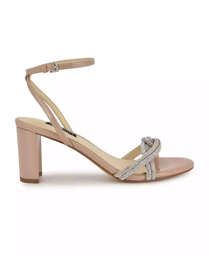 Nine West Women's Genner Embellished Block Heel Sandals 2