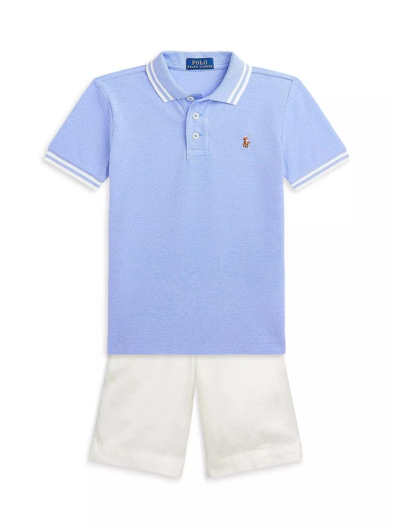 Ralph Lauren Little Boy's & Boy's Linen-Blend Flat-Front Shorts 2
