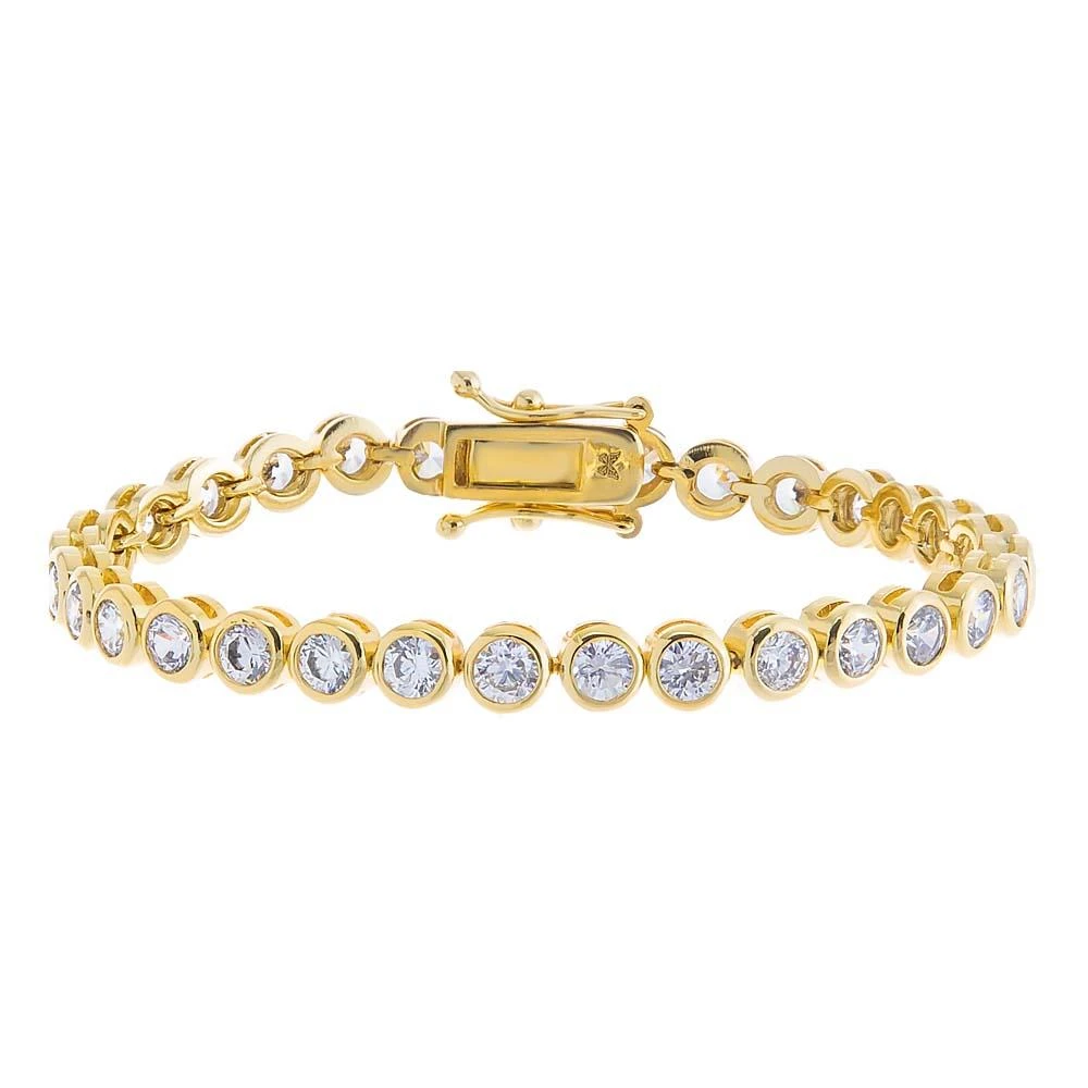 Adina Eden Bezel Tennis Bracelet 7