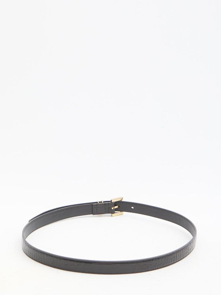Yves Saint Laurent Cassandre Thin Belt - Belts - BeyondStyle