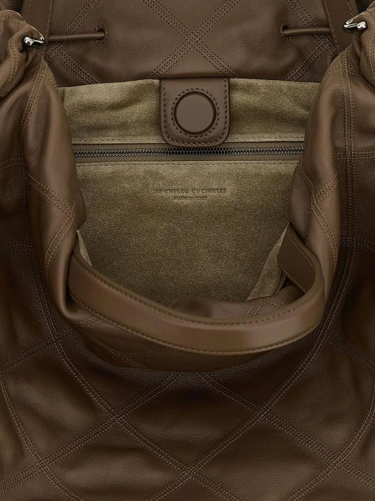 Brunello Cucinelli Brunello Cucinelli Mellow Large Tote Bag 4