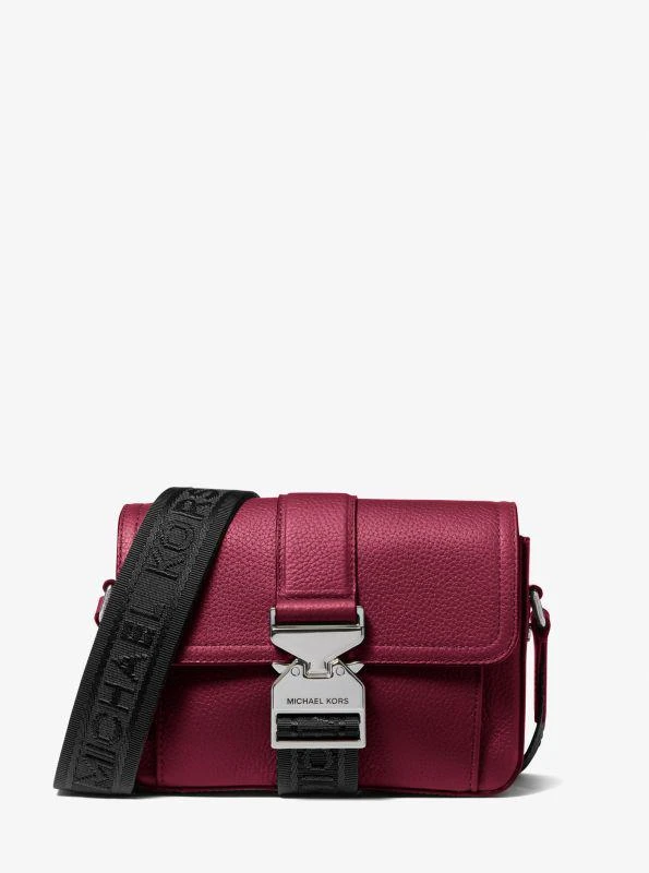 Michael Kors Hudson Pebbled Leather Crossbody Bag 1