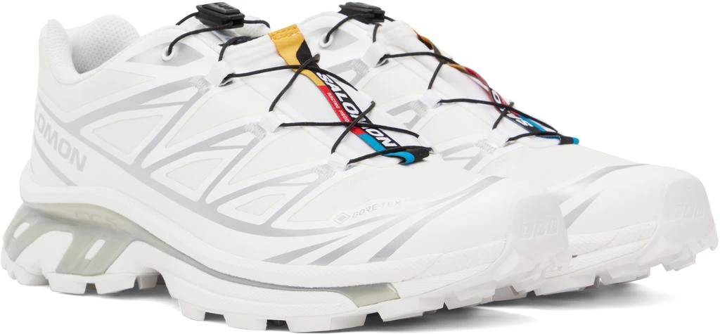 Salomon White XT-6 GORE-TEX Sneakers 4