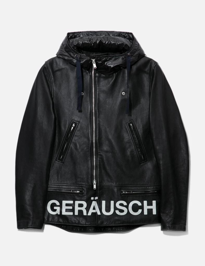 UNDERCOVER Undercover Geräusch Leather Jacket 1