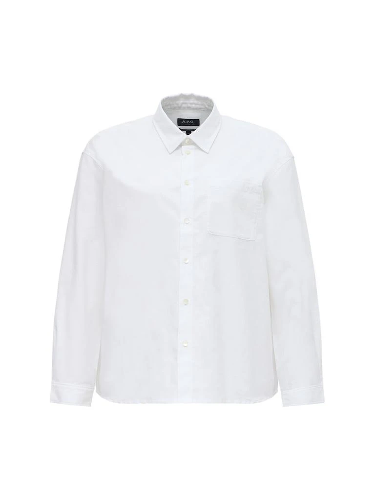 A.P.C. A.P.C. Long-Sleeved Straight-Hem Shirt 1
