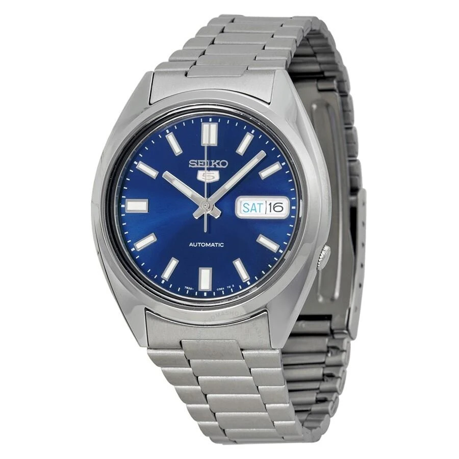 Seiko 5 Automatic Blue Dial Stainless Steel Men's Watch SNXS77 1