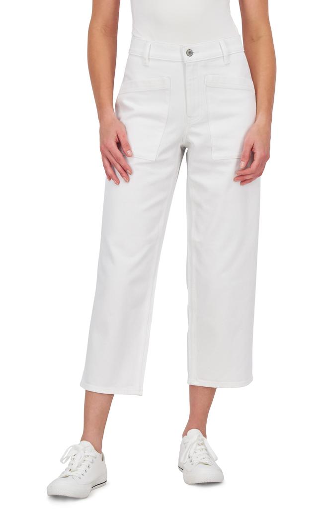 Lucky Brand High Waist Crop Wide Leg Jeans