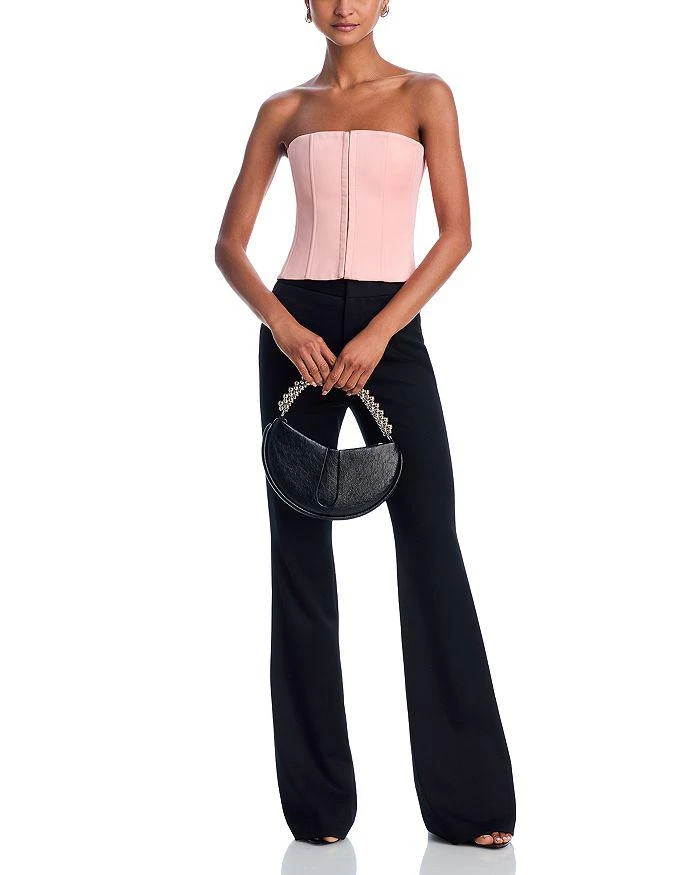 Danielle Guizio Satin Corset Top 2