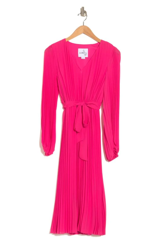 Sam Edelman Long Sleeve Plissé Dress 3