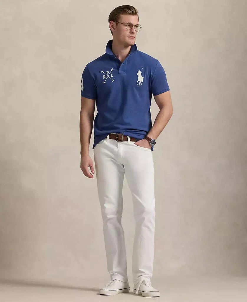 Ralph Lauren Men's Custom Slim Fit Big Pony Mesh Polo Shirt 4